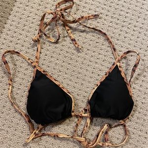 Sofia by Vix cheetah/black bikini top
